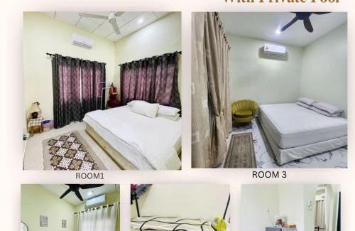 Kampung Sungai Aceh Casa | Pak Kop Homestay with private pool