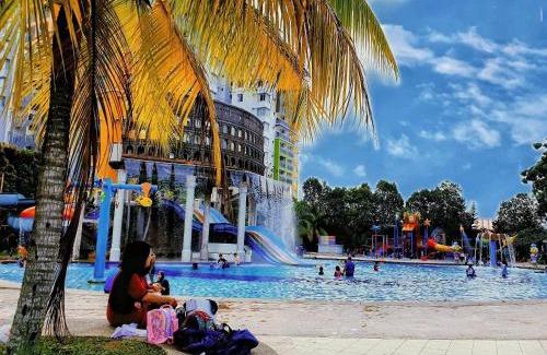Malacca City Apartamento | Palace Top 1 Waterpark Family Resort Melaka Town - Free Tickets with Unlimited Access