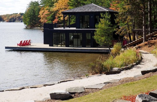 Muskoka Lakes Villa | Palaciego y privado 6 Dormitorio | 5 Baños Lago Rosseau! Puestas de sol!