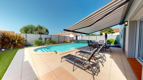 Saint-Gilles-Croix-de-Vie Casa | Palm Cornue avec piscine privative