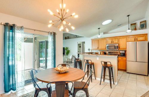 Palm Coast Casa | Palm Coast Comfort Family Home with Lanai, Big Yard