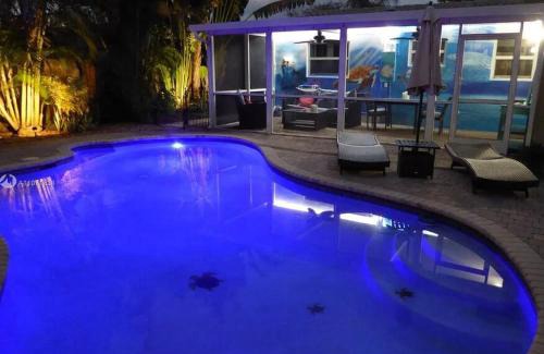 North Corals Casa | Palm Paradise-Seaside Home w Heated Saltwater Pool