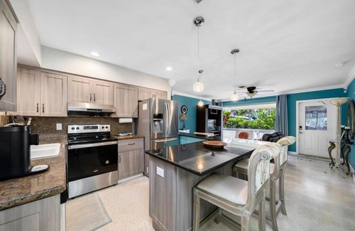North Corals Casa | Palm Paradise-Seaside Home w Heated Saltwater Pool