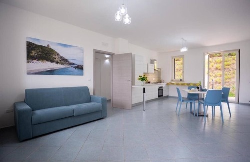Marina di Ascea Villa | Villa panorámica y moderna con jardín, confort y relax cerca del mar