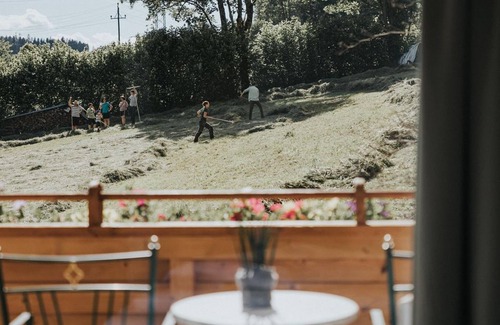 Sankt Veit im Pongau Apartamento | Habitación doble panorámica con balcón orientado al oeste - Empl, casa de campo y apartamento