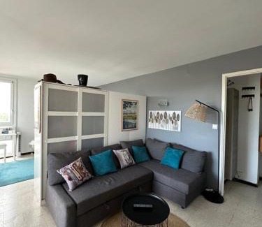 Argeles Plage Apartamento | Panoramic By Bellavista - direct Bord de plage - terrasse