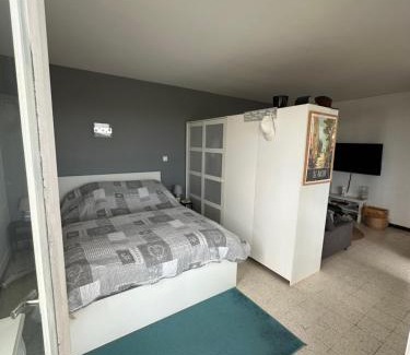 Argeles Plage Apartamento | Panoramic By Bellavista - direct Bord de plage - terrasse
