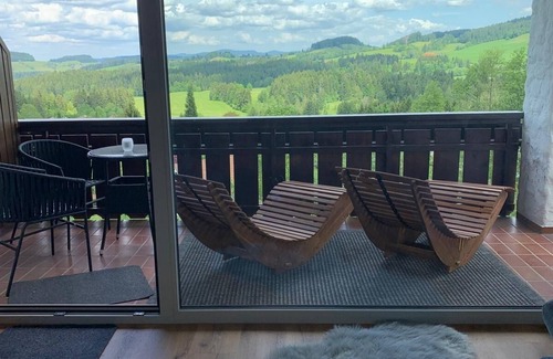 Oberreute Apartamento | Panoramic chalet in Oberreute: enjoy a relaxing vacation in the mountains