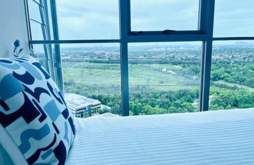 Sydney Olympic Park Apartamento | Panoramic City View 3bedroom condo Wi-Fi Parking