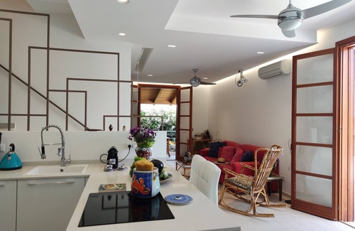 Terrasini Villa | PANORAMIC SEA VIEW Villa with Heated Pool & Whirlpool, WI-FI, 200mt from the sea