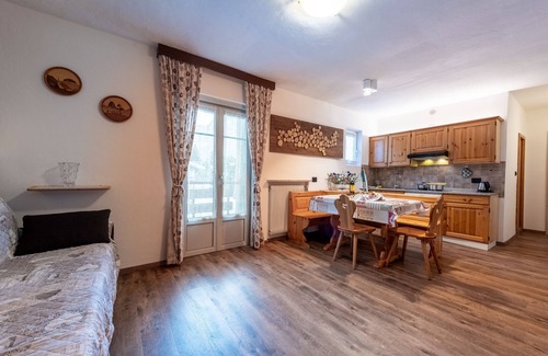 Pera Apartamento | Vista panorámica desde su casa en Val di Fassa