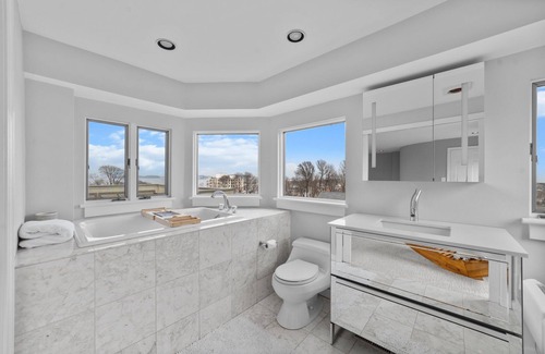 Waveland Casa | Panoramic views, steps to the water, 7 minute walk to private beach.