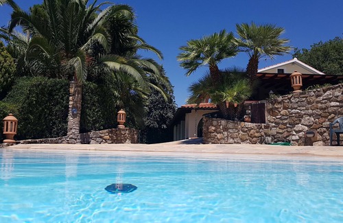Scarlino Villa | Villa panorámica con piscina y jardín