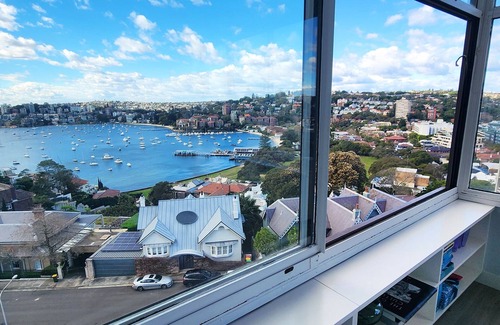Double Bay Apartamento | Panoramic Wraparound Harbour & City Views - 2 Bed, 2 Bath, Parking & Pool