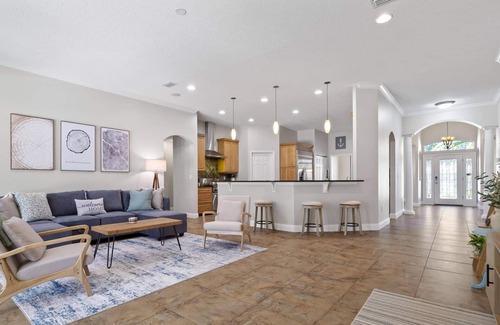 Indian Trails Casa | Paradise Palms Pool Home | Palm Coast | Close To The Beach | Dog Friendly | Game Room| Large Home