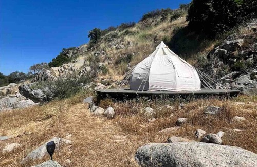 Three Rivers Alquiler De RV | Paradise Ranch Inn - Lucky Tent