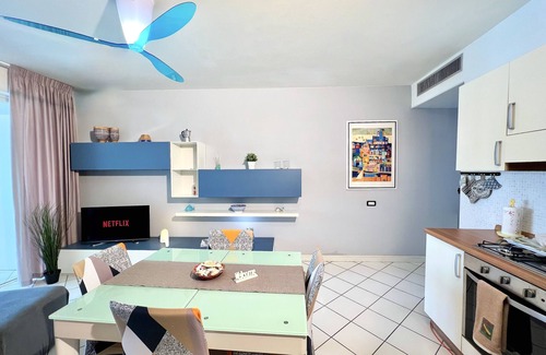 Porto Recanati Apartamento | Paradiso Azzurro, junto a la Playa con Piscina