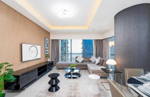 Business Bay Apartamento | Paramount Hotel flat with Amazing Burj Khalifa View