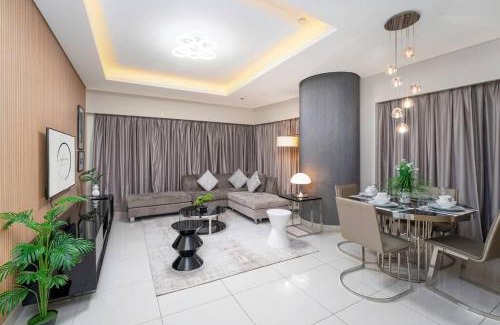Business Bay Apartamento | Paramount Hotel flat with Amazing Burj Khalifa View