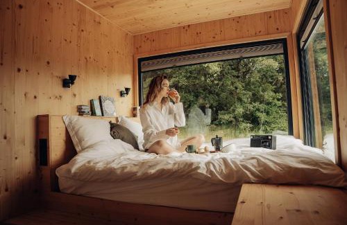 Saint-Romain-en-Viennois Chalet De Esquí | Parcel Tiny House au coeur des vignes proche Mont Ventoux