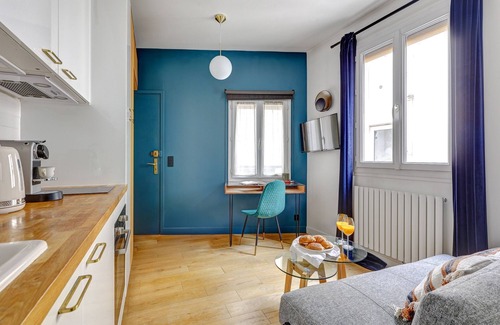 Enfants-Rouges Apartamento | Paris Studio Le Marais Charm