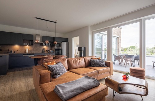 Wendisch Rietz Apartamento | Park - Apartment 12 im Marinapark Scharmützelsee, Sauna, Whirlpool, E - Kamin, 4 Pers., 80 m²