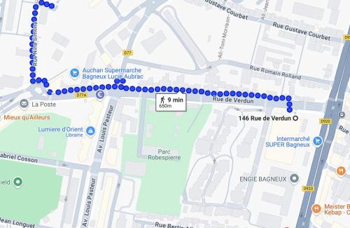 Bagneux Apartamento | Parking et accès à pied RER B et métro ligne 4