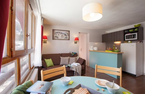 Lanslevillard Apartamento | 300m de los comercios, piscina, parking, tv, local para esquís, 28m², Val Cenis