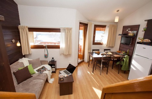 Lanslevillard Apartamento | 300m de los comercios, piscina, parking, tv, local para esquís, 28m², Val Cenis