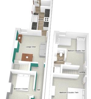 Stoke-on-Trent Apartamento | Parotia House by YourStays - 3 Bedroom House in Stoke-on-Trent