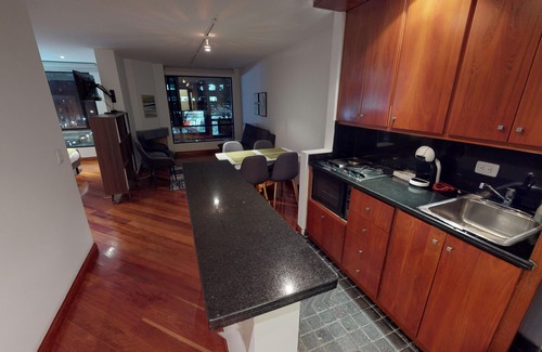 Chico Reservado Apartamento | Parque 93-Tolouse 1 BR-Green -406