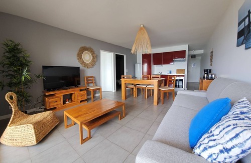 Lacanau-Ocean Apartamento | T3 65m2 + Terraza 15m2. VISTA AL MAR, 6 personas, WIFI gratuito, Parking incluido, N ° 2