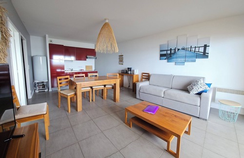 Lacanau-Ocean Apartamento | T3 65m2 + Terraza 15m2. VISTA AL MAR, 6 personas, WIFI gratuito, Parking incluido, N ° 2