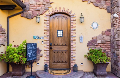 Temecula Casa | Patio, Fireplace & Soaking Tub | The Casita on 12-Acre Temecula Vineyard Estate
