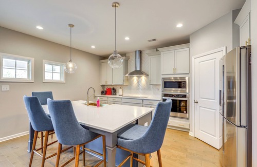 Newnan Casa | Patio w/ Fireplace: Spacious Sharpsburg Home!