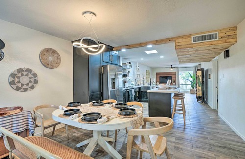 Litchfield Park Casa | Patio & Workspace: Litchfield Park Vacation Rental
