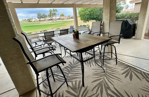 Palm Valley Casa | PC Furn Golf Course Home. 36 PB courts for Nat's Nov `24 incl cart, hk 'ing util
