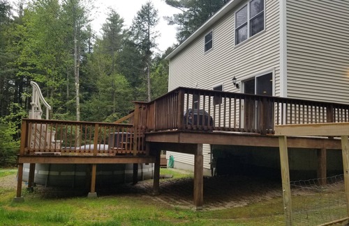 Wolfeboro Casa | Peaceful and spacious house. Snowmobile, XC Skiing just behind the house.