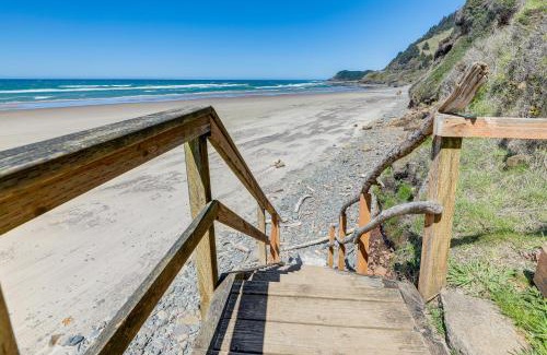 Yachats Apartamento | Peaceful Fall Escape Oregon Home with Ocean View