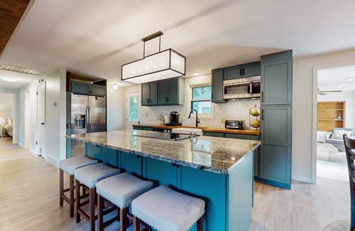 Saint Joseph Casa | Peaceful Home with Firepit, Gas Grill, WIFI, Private W&D & Nearby Beach Access