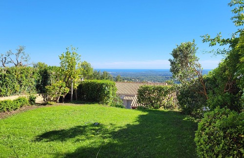 Chateauneuf-Grasse Casa | Peaceful house with panoramic sea view