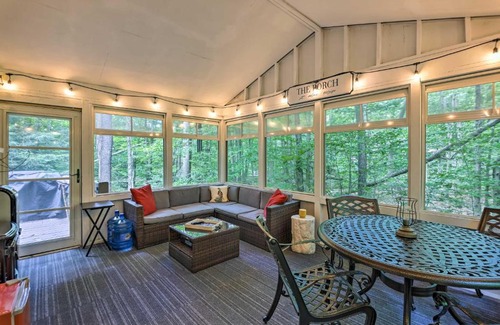 Pocono Pines Casa | Peaceful Poconos Hideaway Grill and Fire Pit!
