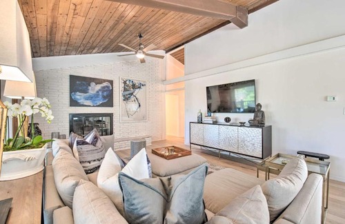 Smyrna Casa | Peaceful Smyrna Home with Wood-Burning Fire Pit