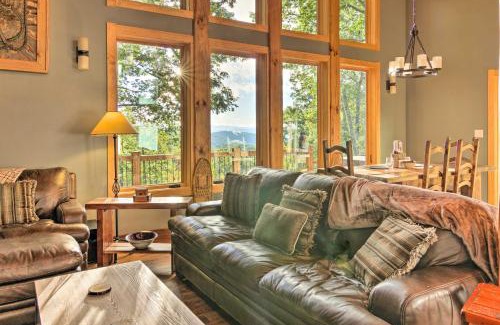 Brevard Casa | Peaceful Stony Point Getaway with Hot Tub and Views!