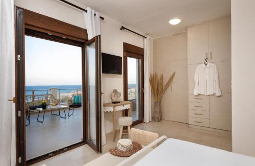 Sfakaki Apartamento | "Peach" - Sea View Maisonette by Sky Hill resorts
