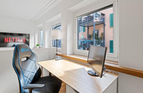 Winterthur Apartamento | Pearlstay - City Center Twin Bed Workplace Washer