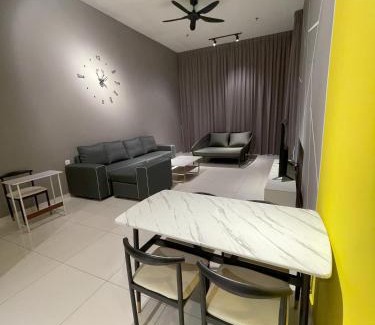 George Town Apartamento | Penang Georgetown KT Home for 8 pax