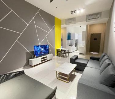 George Town Apartamento | Penang Georgetown KT Home for 8 pax