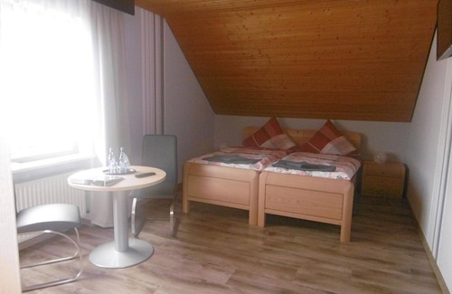 Hinzerath Cabaña | Pension "Haus Hochwaldhöhe" - double room shower/WC