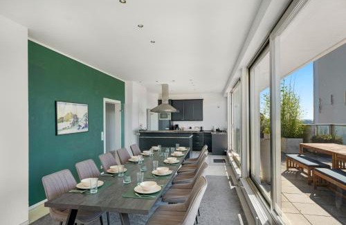 Gladbach Apartamento | Penthouse 232QM, 12 Personen, Whirlpool, Terrasse, Parkplatz 25min bis Düsseldorf Messe